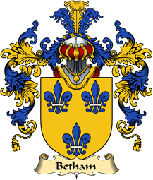 Irish Family Coat of Arms (v.25a) Betham