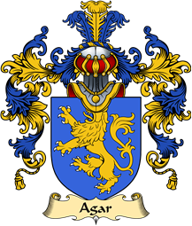 Irish Family Coat of Arms (v.25a) Agar