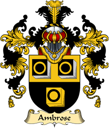 Irish Family Coat of Arms (v.25a) Ambrose