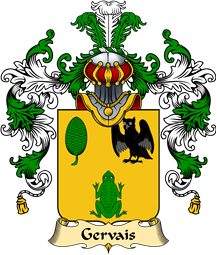 French Family Coat of Arms (v.25) Gervais