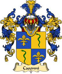 Italian Family Coat of Arms (v.25a) Casonni
