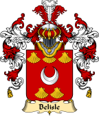 French Family Coat of Arms (v.25) Belle-Isle or Belisle