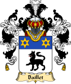 French Family Coat of Arms (v.25) Baillet