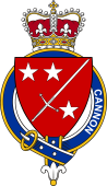 Families of Britain Coat of Arms Badge for: Cannon (Scotland)