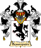 French Family Coat of Arms (v.25) Beaurepair (e)
