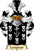 French Family Coat of Arms (v.23) for Levasseur (Vasseur le)