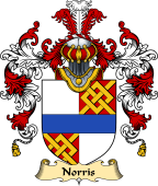 Irish Family Coat of Arms (v.25a) Norreys or Norris