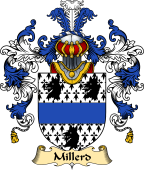 Irish Family Coat of Arms (v.25a) Millerd